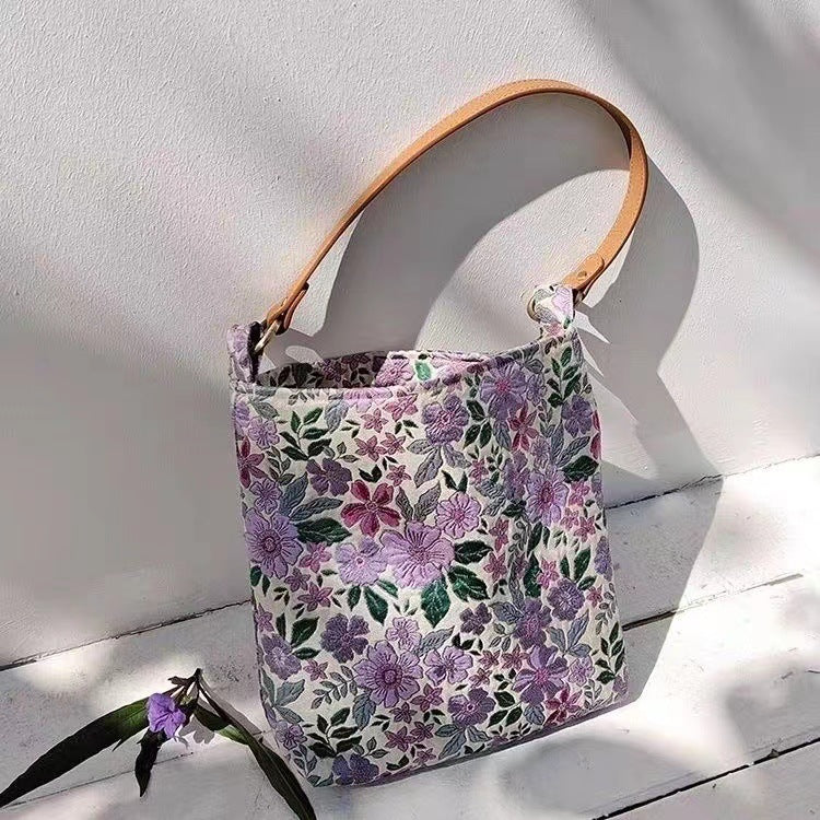 Violet Garden Shoulder Bag