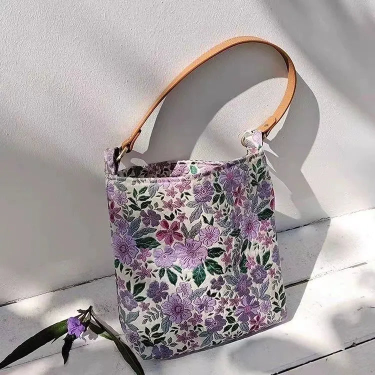 Violet Garden Shoulder Bag