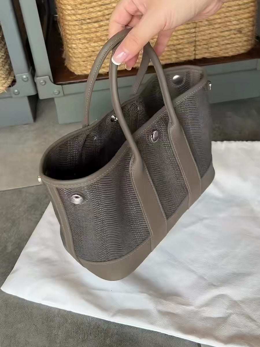 Smoke Canvas Garden Tote