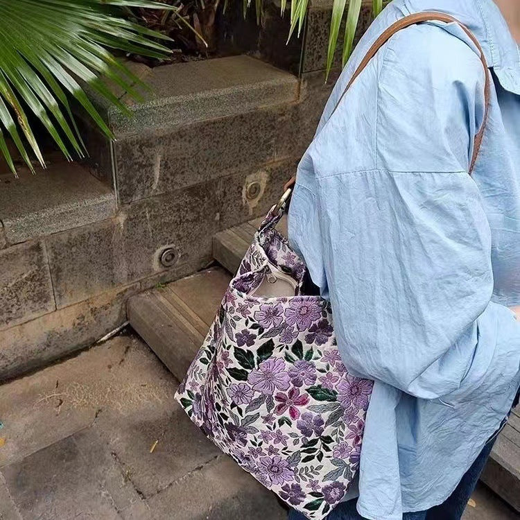 Violet Garden Shoulder Bag