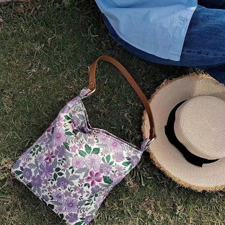 Violet Garden Shoulder Bag