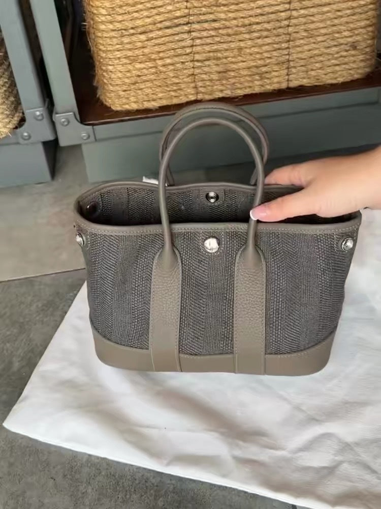 Smoke Canvas Garden Tote